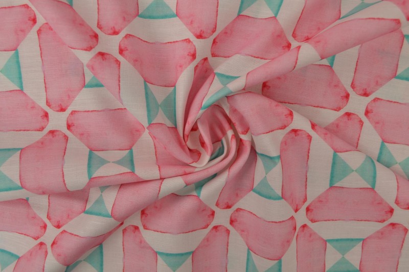 Linen fashion print 11-04