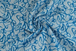 Linen fashion print 14-01