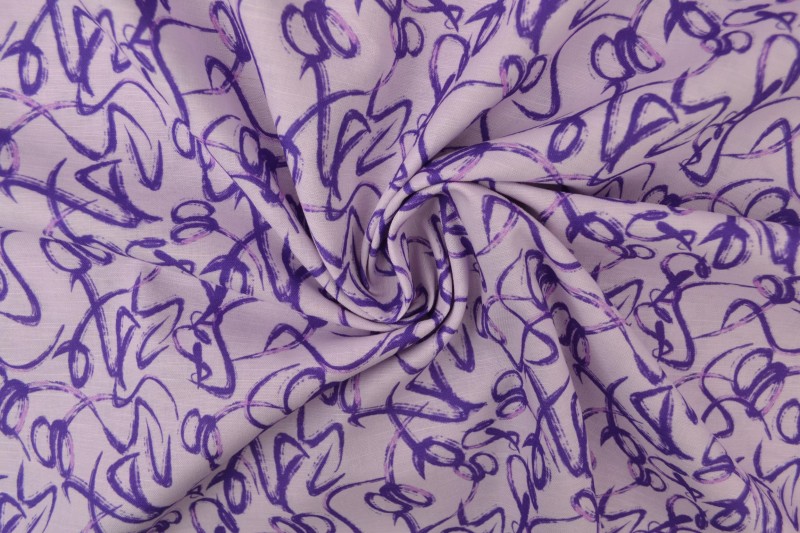 Linen fashion print 14-02
