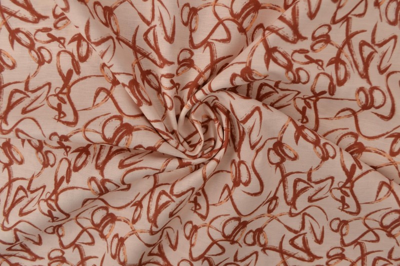 Linen fashion print 14-03