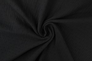 Muslin dobby 03 black