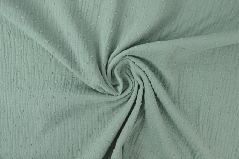 Muslin dobby 34 old green