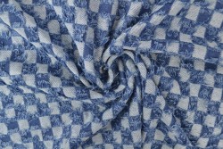 Denim fashion 01-02 checks frayed