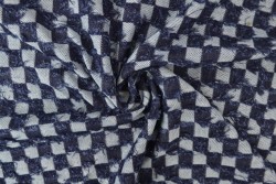 Denim fashion 01-03 checks frayed