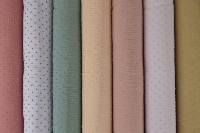 Color card muslin dobby