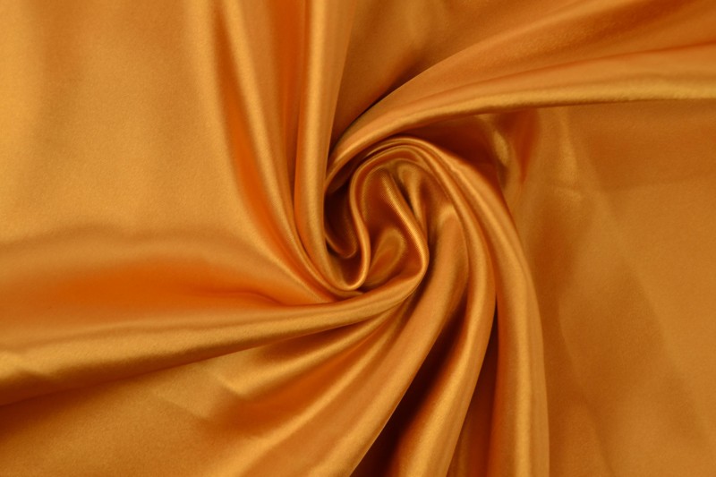 Satin 47 ochre yellow / gold