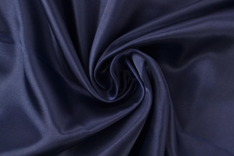 Satin 48 navy blue
