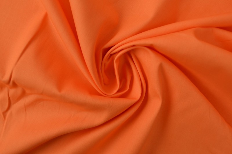 Cotton poplin 10 orange