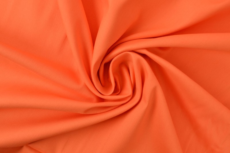 Cotton poplin 23 dark orange