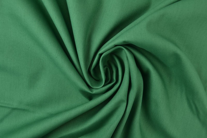 Cotton poplin 32 dark green