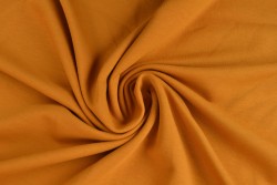 French Terry 44 dark ochre yellow