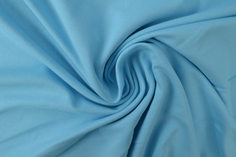 French Terry 06 aqua blue