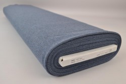 French Terry m15 dark jeans melange