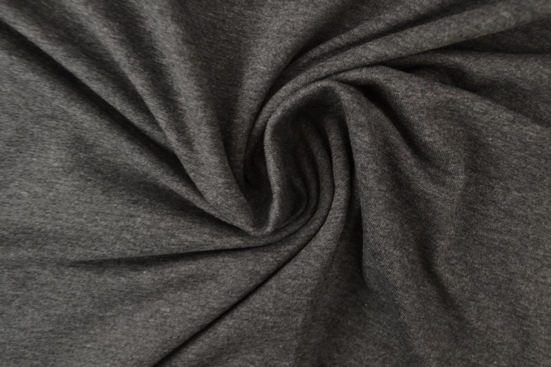French Terry m17 dark grey melange