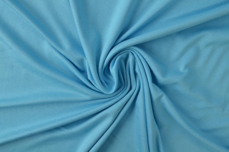 Viscose jersey 06 aqua blue