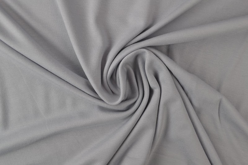 Viscose jersey 25 silver grey