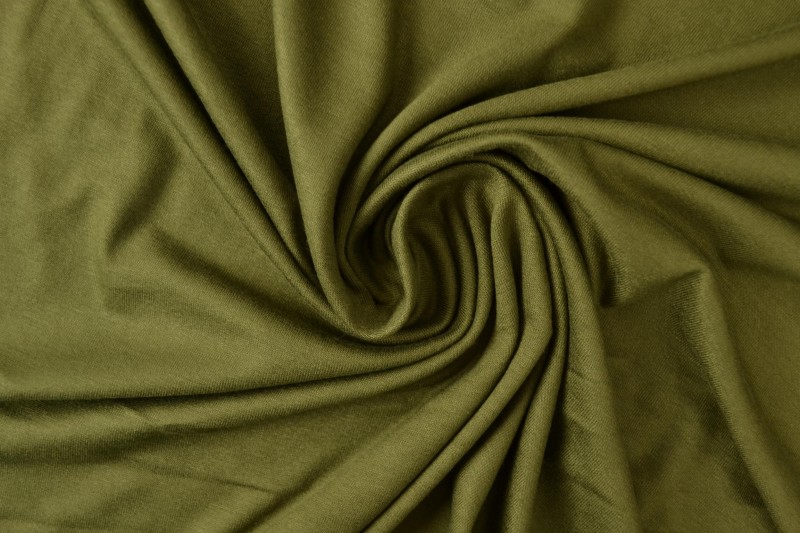 Viscose jersey 33 dark moss green