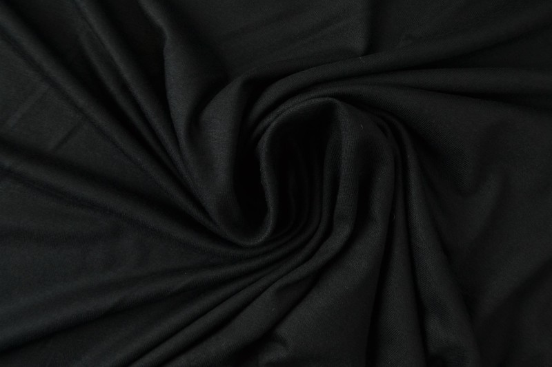 Viscose jersey 03 black