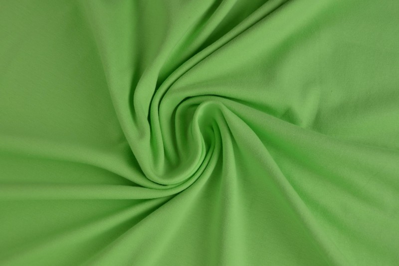 Cotton jersey 16 lime green