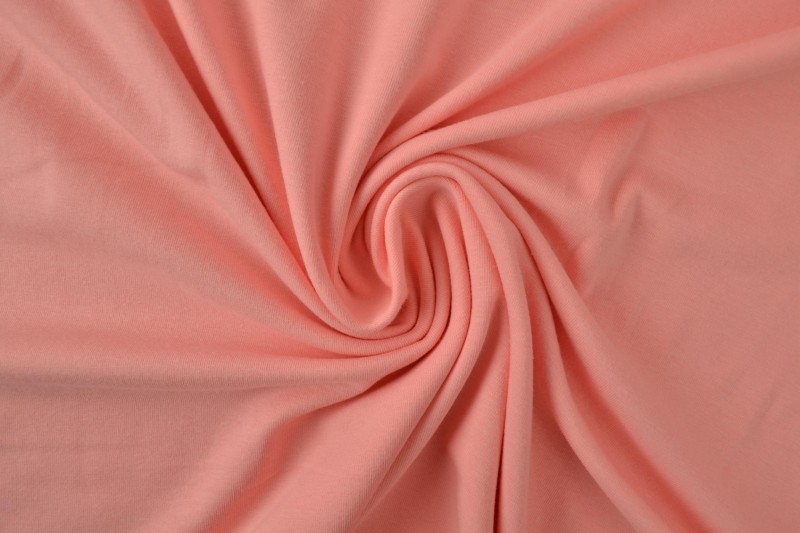Cotton jersey 40 salmon pink