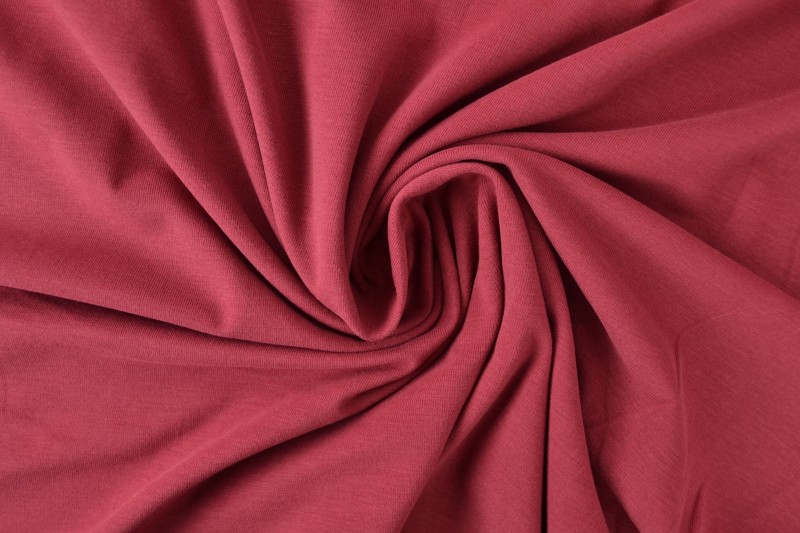Cotton jersey 77 bordeaux