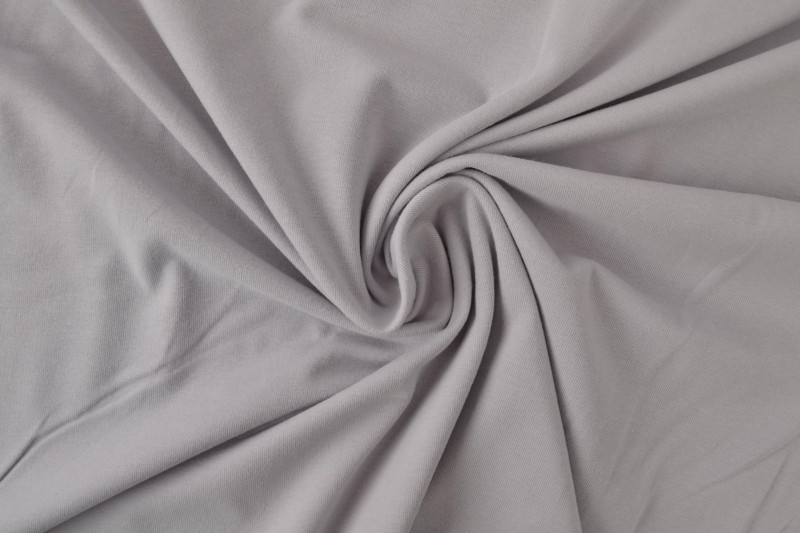 Cotton jersey 25 silvergrey