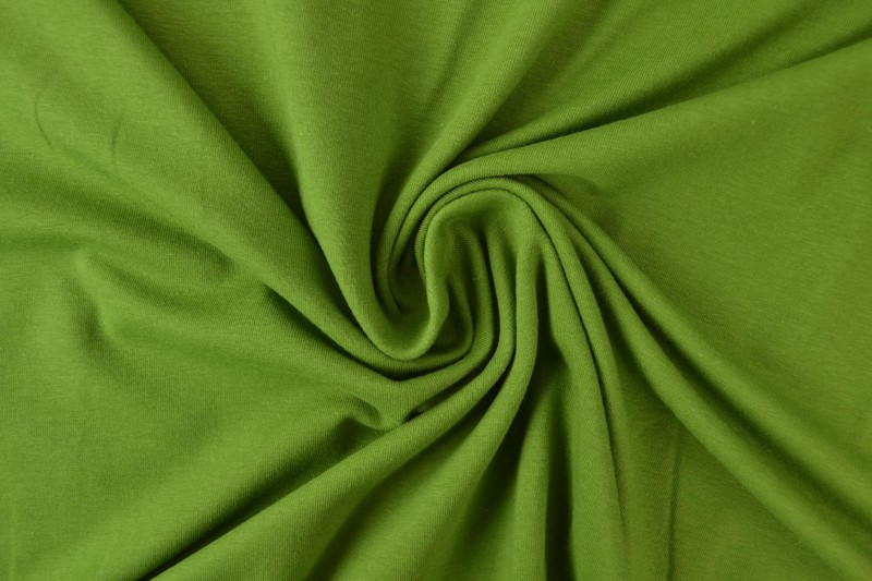 Cotton jersey 31 moss green