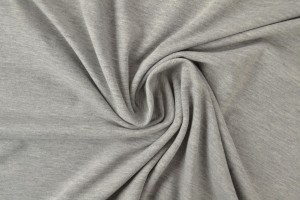 Cotton jersey m4 silvergrey melange