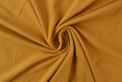 Cotton jersey 44 dark ochre yellow