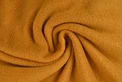 Polar fleece 44 dark ochre yellow