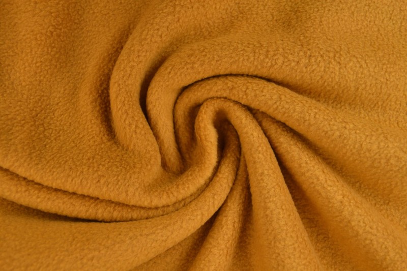 Polar fleece 44 dark ochre yellow