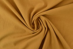 Cotton washed 44 dark ochre yellow