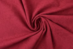 Cotton jacquard 77 bordeaux
