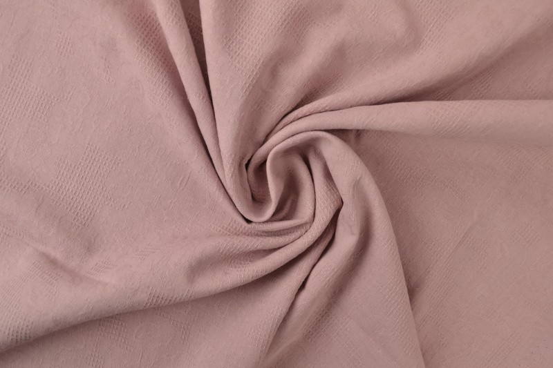 Cotton jacquard 38 dark old pink