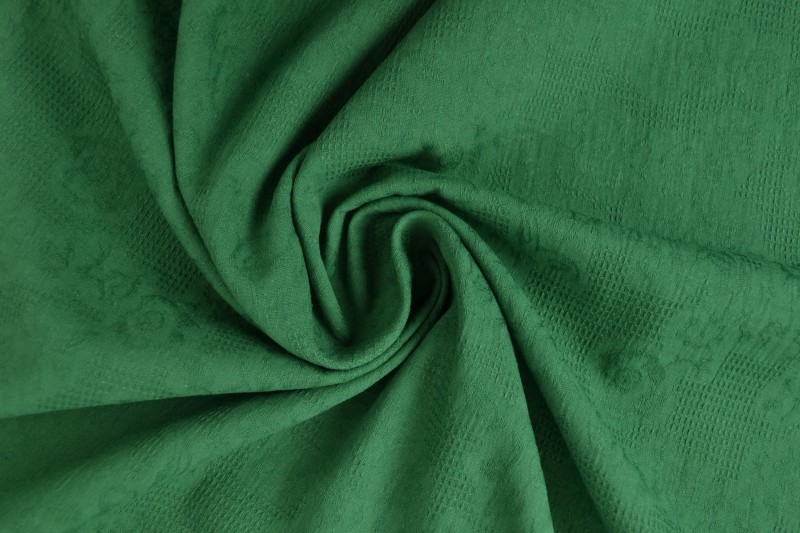 Cotton jacquard 32 dark green