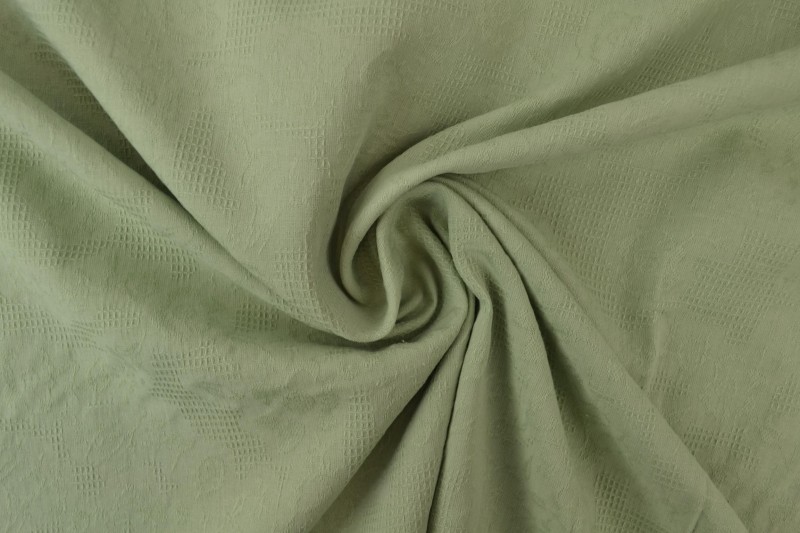 Cotton jacquard 34 old green