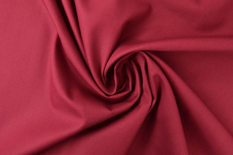 Cotton poplin 77 bordeaux
