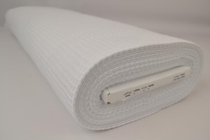 Waffle fabric 00 white