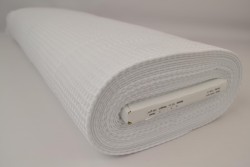 Waffle fabric 00 white