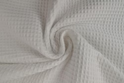 Waffle fabric 00 white