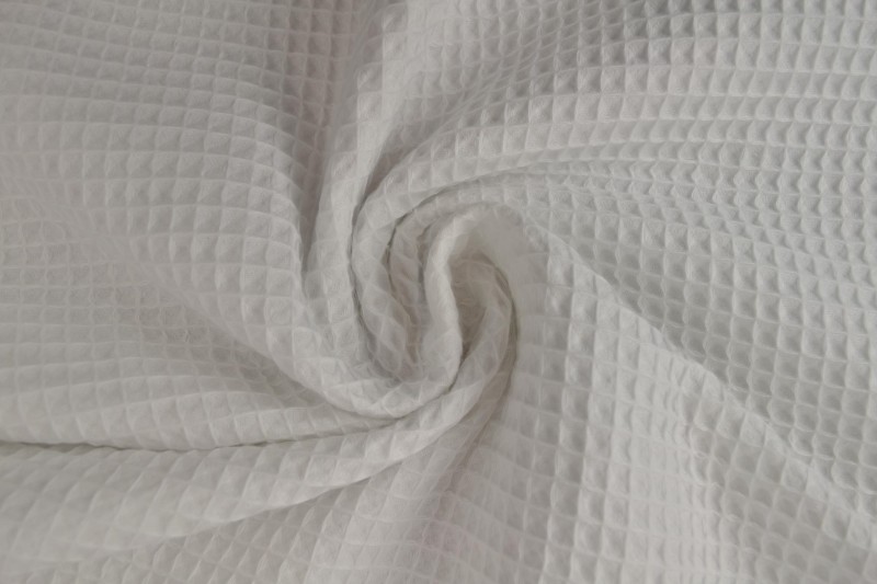 Waffle fabric 00 white