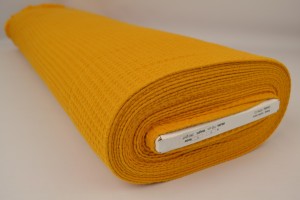 Waffle fabric 47 ochre yellow