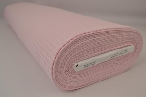 Waffle fabric 04 baby pink