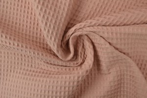 Waffle fabric 19 old pink
