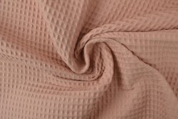 Waffle fabric 19 old pink