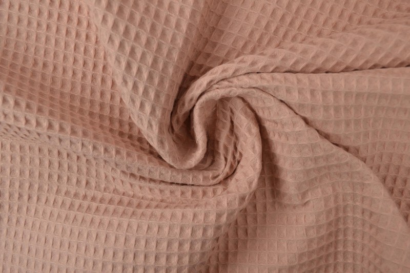 Waffle fabric 19 old pink