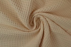 Waffle fabric 22 champagne