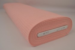 Waffle fabric 40 salmon pink
