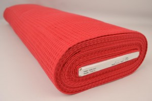 Waffle fabric 01 red