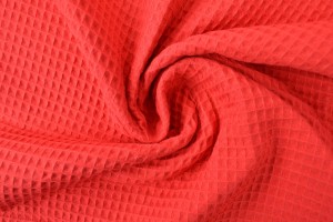 Waffle fabric 01 red